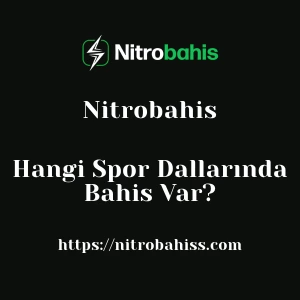 Nitrobahis Hangi Spor Dallarında Bahis Var?